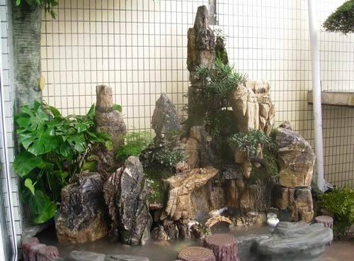  Hainan sculpture indoor rockery