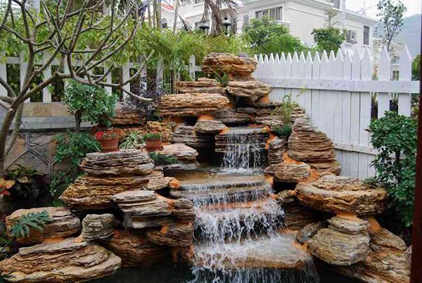  Hainan rockery courtyard landscape rockery water display